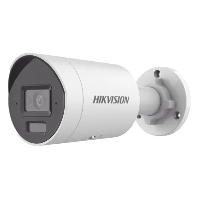 [Dual Light + 2 Micrófonos Integrados] Bala IP 2 Megapixel / Lente 2.8 mm / 40 mts Luz Blanca + 40 mts IR / ACUSENSE / Exterior IP67 / WDR 120 dB / PoE / Micro SD / Metal / ACUSEEK
