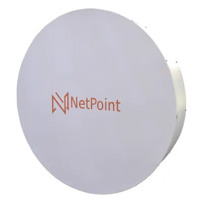 Antena Direccionales Blindada para radio C5X, B5X, C6X, B6X / tecnología Twist-on para radios de guía de onda / 4.9-6.4 GHz / Ganancia 34 dBi / Ideal para hasta 50 km / Montaje incluido.