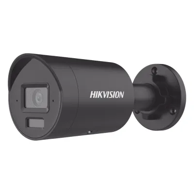 [Dual Light + 2 Micrófonos Integrados] Bala IP 4 Megapixel / Color Negro / Lente 2.8 mm / 40 mts Luz Blanca + 40 mts IR / ACUSENSE / Exterior IP67 / WDR 120 dB / PoE / ONVIF / Micro SD / Metal / ACUSEEK