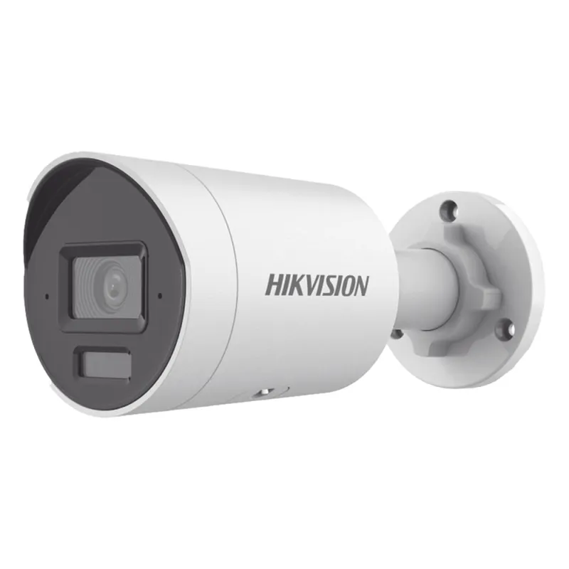 [Dual Light + 2 Micrófonos Integrados] Bala IP 8 Megapixel (4K) / Lente 2.8 mm / 40 mts Luz Blanca + 40 mts IR / ACUSENSE / Exterior IP67 / WDR 120 dB / PoE / Micro SD / Metal / ACUSEEK