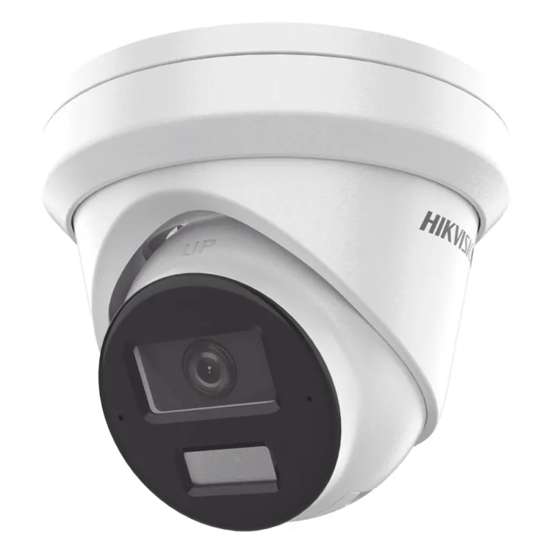 [Dual Light + 2 Micrófonos Integrados] Turret IP 6 Megapixel / Lente 2.8 mm / 30 mts Luz Blanca + 30 mts IR / ACUSENSE / Exterior IP67 / WDR 120 dB / PoE / ONVIF / Micro SD / Metal / ACUSEEK