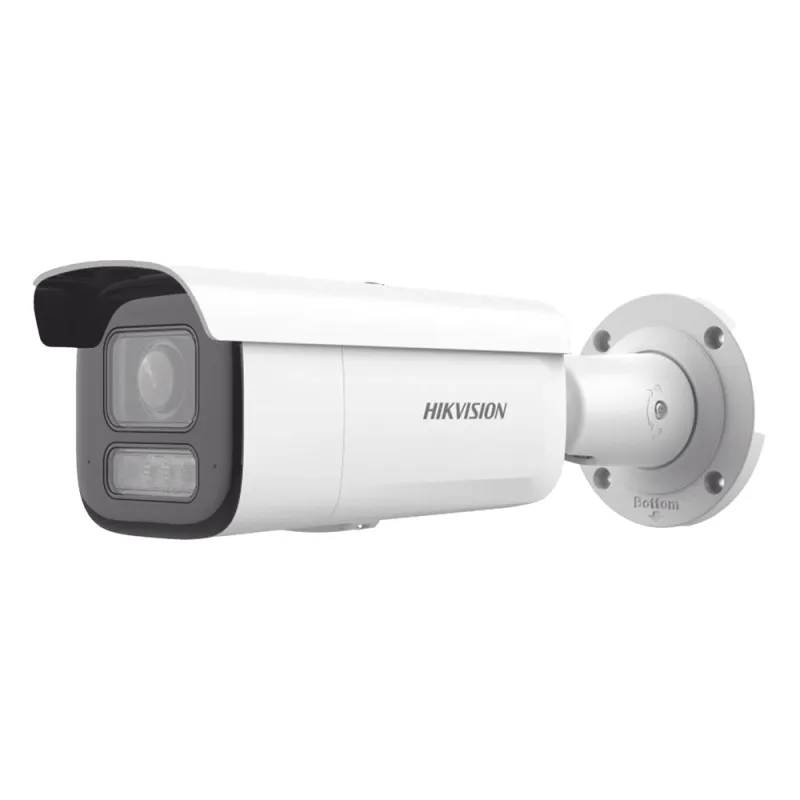 [Dual Light + 2 Micrófonos Integrados] Bala IP 8 Megapixel (4K) / Lente Motorizado 2.8-12 mm / 60 m Luz Blanca + 60 m IR / AcuSense / Exterior IP67 / IK10 / WDR 120 dB / PoE 802.3at / ONVIF / Alarmas I/O / Micro SD / ACUSEEK