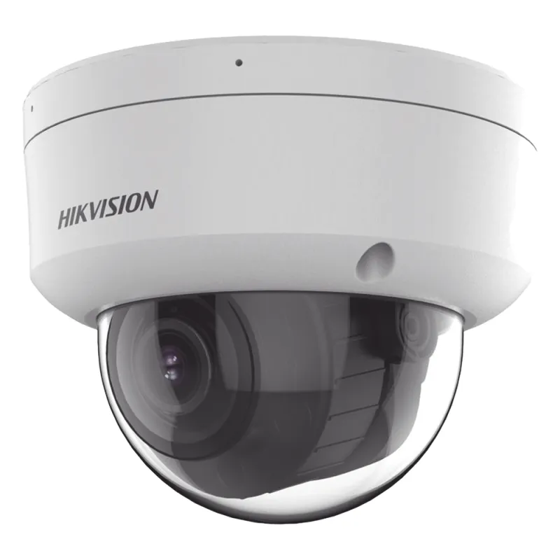[Dual Light + 2 Micrófonos Integrados] Domo IP 6 Megapixel / Lente Mot. 2.8 a 12 mm / 40 mts Luz Blanca + 40 mts IR / ACUSENSE / Exterior IP67 / IK10 / WDR 120 dB / PoE / ONVIF / Alarmas I/O / Micro SD / Metal / ACUSEEK
