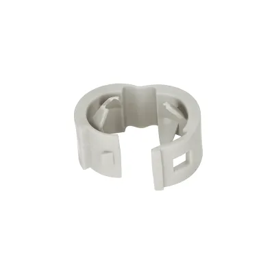 Kit de 25 Clips de Identificación Para Patch Cords, Compatible con Diámetros de 4.7 a 7.8 mm (0.19 a 0.31 Pulgadas), Color Gris