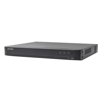 [Audio Bidireccional] DVR 32 Canales TurboHD + 8 Canales IP / 5 Megapixel Lite - 3K Lite / Acusense / Reconocimiento Facial / Audio por Coaxitron / 2 Bahías de Disco Duro / H.265+ / Salida de Video en Full HD