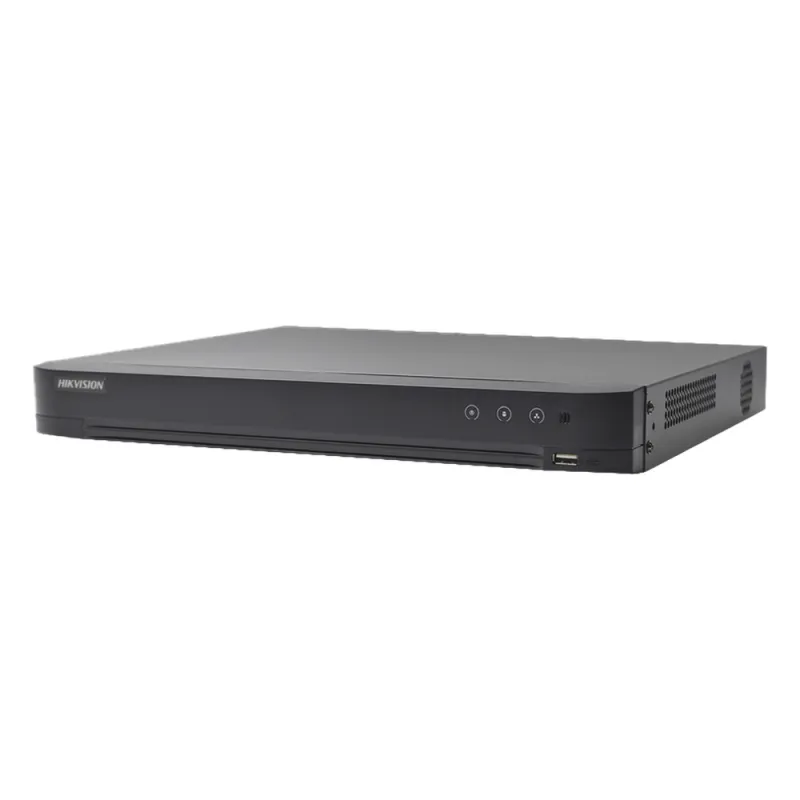 [Audio Bidireccional] DVR 32 Canales TurboHD + 8 Canales IP / 5 Megapixel Lite - 3K Lite / Acusense / Reconocimiento Facial / Audio por Coaxitron / 2 Bahías de Disco Duro / H.265+ / Salida de Video en Full HD