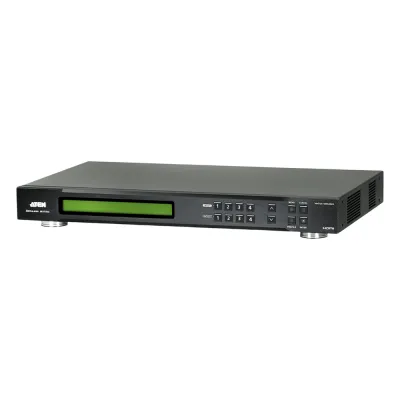 SWITCH DE MATRIZ HDMI | 4X4 | CON ESCALADOR | COMPATIBLE CON VIDEOWALL | Seamless Switch™ | IR | RS-232 | ETHERNET