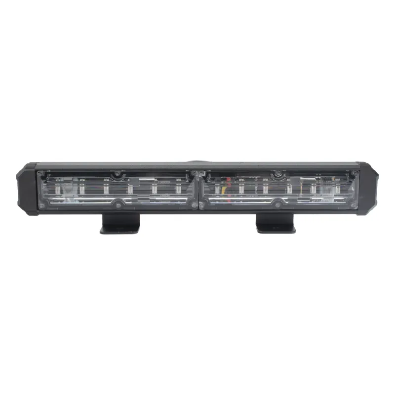 Barra de Luz de Advertencia, 2 Módulos de 6 LED, 11 Pulgadas Rojo
