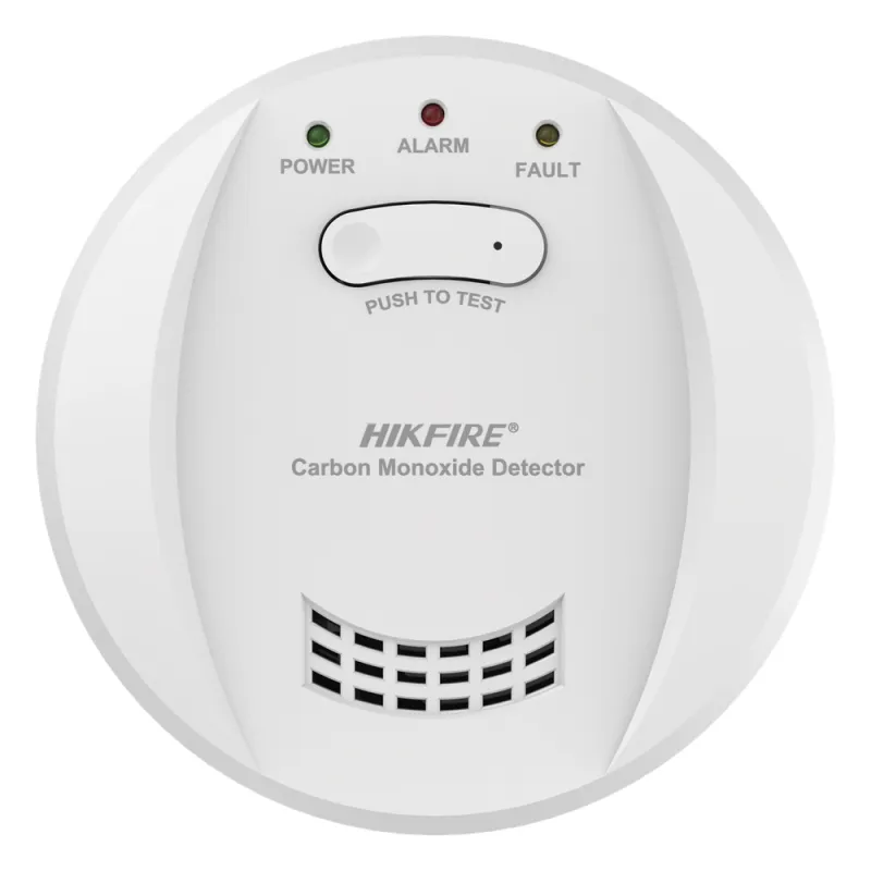 (HikFire) Detector de Monóxido de Carbono / Sensor Electroquímico Avanzado / Alarma Visual y Audible