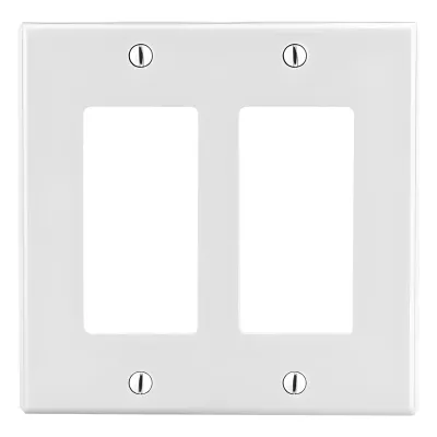 Tapa para Caja Multigang / Contacto Doble / Color Blanco.