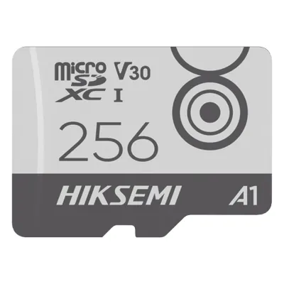MicroSD HIKSEMI CITY GO / 256 GB / 100 MB/s Lectura / 90 MB/s Escritura / Clase 10 U3 V30 / TLC NAND / Especializada Para Videovigilancia Móvil 24/7