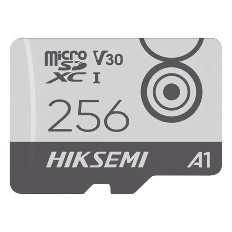 MicroSD HIKSEMI CITY GO / 256 GB / 100 MB/s Lectura / 90 MB/s Escritura / Clase 10 U3 V30 / TLC NAND / Especializada Para Videovigilancia Móvil 24/7