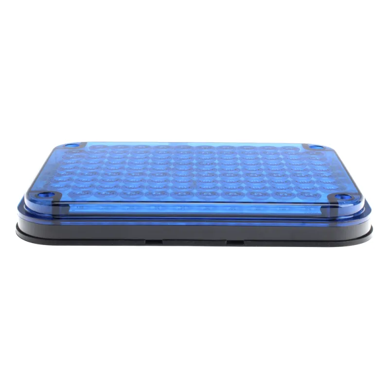 Luz de advertencia de 9x7", Color Azul, Ideal para Ambulancias