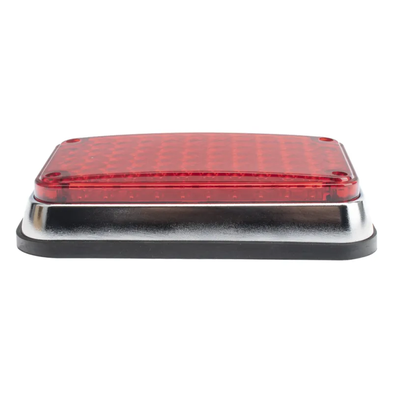 Luz de Advertencia de 6X4", Color Rojo, Ideal para Ambulancias