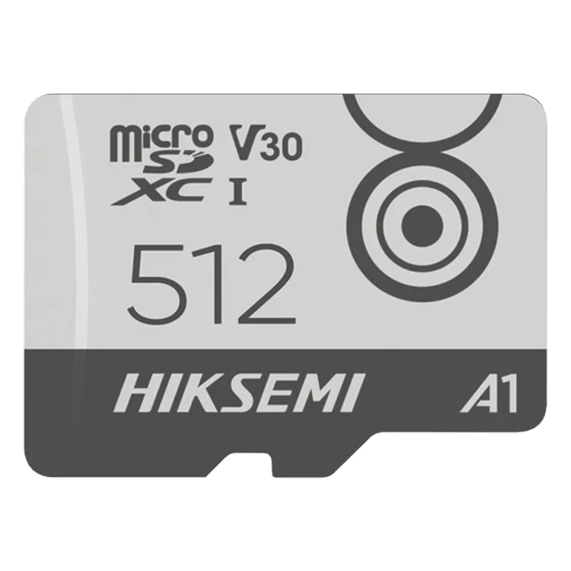 MicroSD HIKSEMI CITY GO / 512 GB / 100 MB/s Lectura / 85 MB/s Escritura / Clase 10 U3 V30 / TLC NAND / Especializada Para Videovigilancia Móvil 24/7