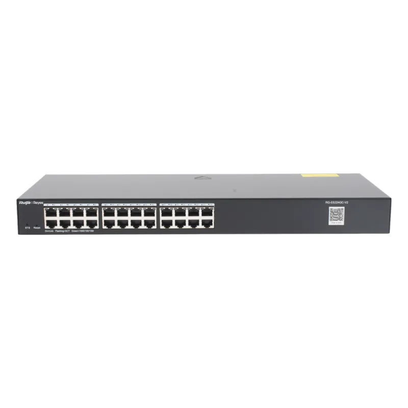 Switch Administrable 24 puertos Gigabit, gestión gratuita desde la nube.