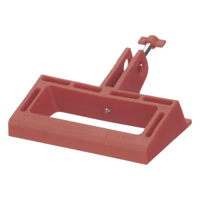 Bloqueador LOTO de Manija Grande para Disyuntores de Caja Moldeada, 2.24" (56.8m) Largo x 3.75" (95.2mm) Ancho. Color rojo