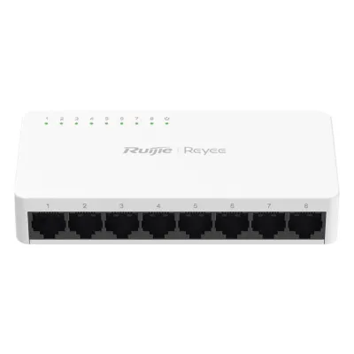 Switch no administrable, Visible en la Topología de la Nube, con 8 puertos Gigabit 1G
