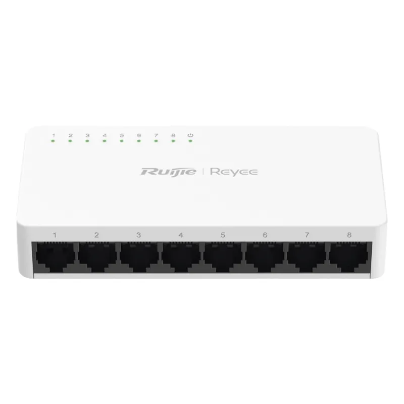 Switch no administrable, Visible en la Topología de la Nube, con 8 puertos Gigabit 1G