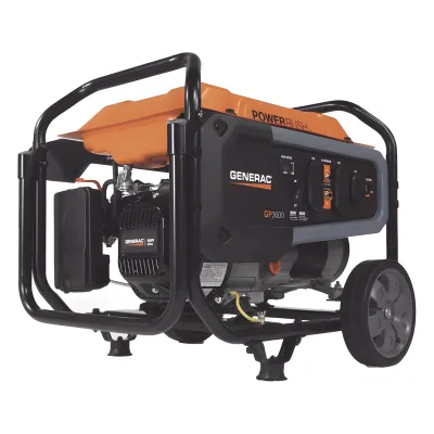 Generador Portátil a Gasolina, 3.6 kW, 120Vca, Arranque Manual