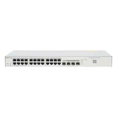Switch Administrable L2, 24 Puertos Eth 1G, 4 puertos SFP 1G, Administración Remota en la Nube.