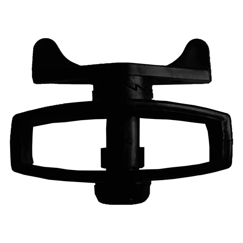 Tensor Mecánico Negro para Cercos Eléctricos / Material POM Grado Industrial / Sin Herramientas / Anti-Herrumbre y UV / Alta Resistencia a Tracción