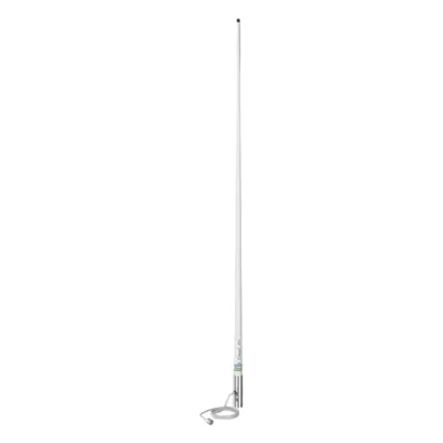 Antena Marina VHF SHAKESPEARE 5104 / Base 1.2 m (3.9 ft) / 3 dB / 50 W / Cable RG-58 4.5 m (15 ft) / Soporte Latón Cromado / Banda Marina VHF