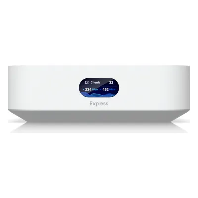 UniFi Express UX Cloud Gateway Compacto con WiFi 6, Ejecuta UniFi Network, Alimenta una Red Completa o Funciona como Punto de Acceso