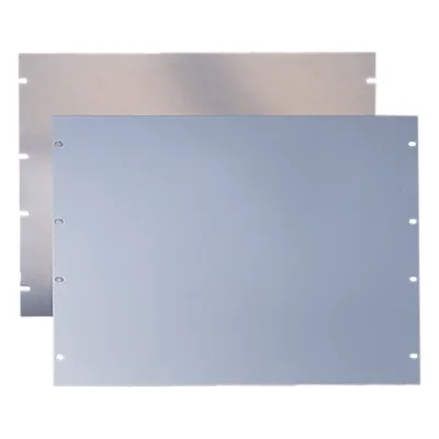 Tapa Ciega Para Rack Estándar de 19in, Plano, de Acero, 2 UR, Color Gris