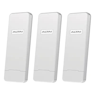 Kit WiFi para Hotspot Comunitario (3 AP) / Cobertura hasta 800 m / Nube Gratuita / Ideal para Iniciar WISP / 128 Usuarios por AP