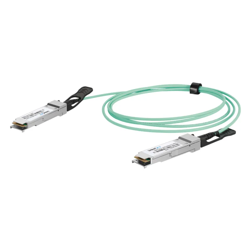 Cable AOC QSFP28 de 100 Gbps a 100 Gbps / Cable de fibra óptica Activo / Longitud: 1 metro