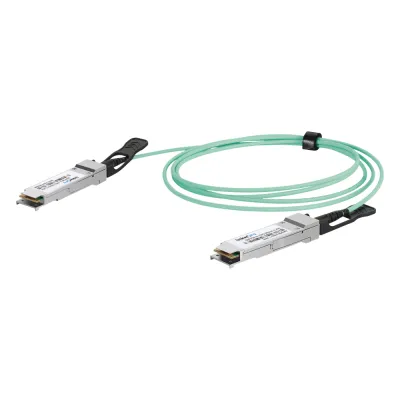 Cable AOC QSFP28 de 100 Gbps a 100 Gbps / Cable de fibra óptica Activo / Longitud: 3 metros