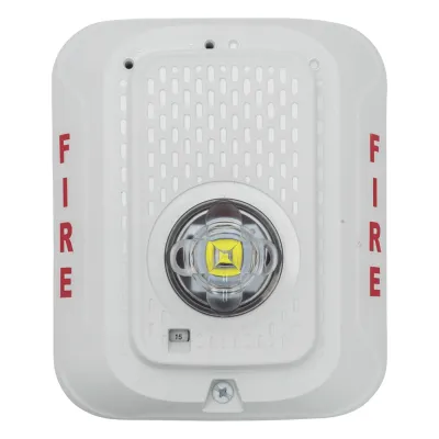 Lámpara estroboscópica LED para pared, sin bocina, candela seleccionable, color blanco, compatible con SpectrAlert