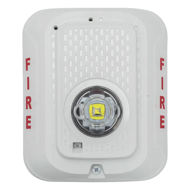 Lámpara estroboscópica LED para pared, sin bocina, candela seleccionable, color blanco, compatible con SpectrAlert