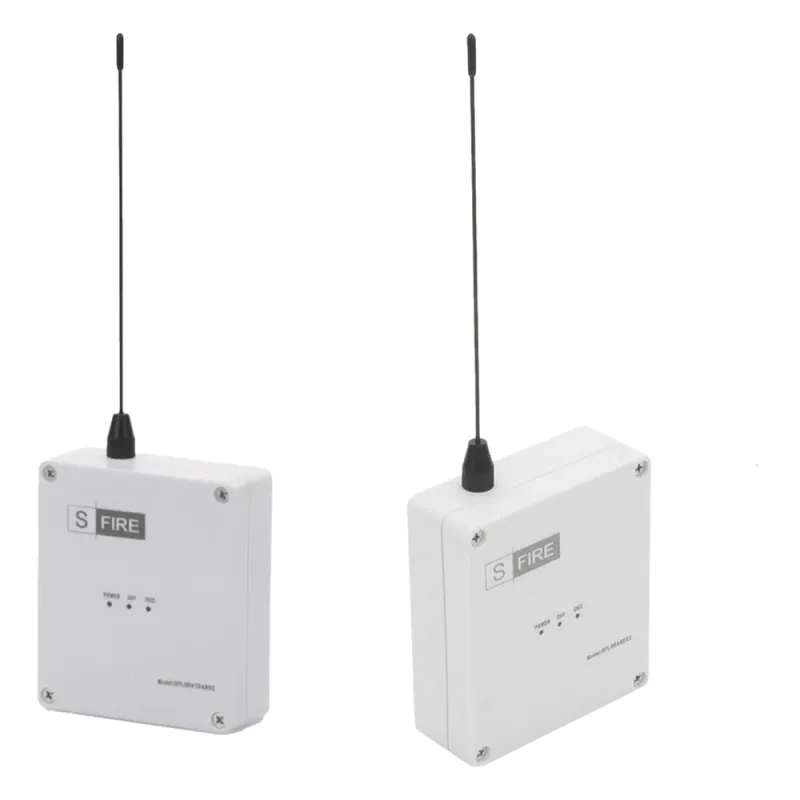 Kit Inalámbrico de Largo Alcance / Transmisor 12Vcc + Receptor 2 Salidas / 2,500 m (8,202 ft) / 433.92 MHz / Contacto Seco / -20°C a +80°C