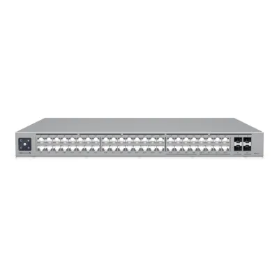 UniFi Switch Pro Max 48 POE, con funciones capa 3, 48 puertos (16 puertos 2.5 GbE (8 POE++ y 8 POE+) y 32 puertos 1 GbE (24 POE+ y 8 POE++)), 2 puertos SFP+ 10G, POE++ 720W, pantalla informativa