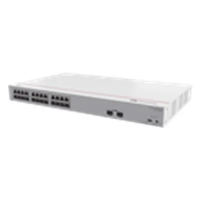 Switch Gigabit No Administrable PoE / 24 puertos 10/100/1000 Mbps (PoE) / 2 Puertos SFP Uplink / 124W