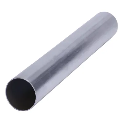 Tubo conduit 2 1/2" (63.5 mm) X 3 metros pared delgada sin cople galvanizado sin rosca etiqueta verde.