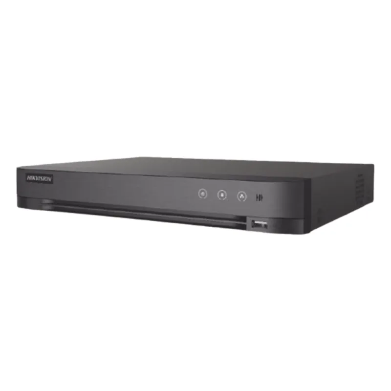 DVR 16 Canales TURBOHD + 8 Canales IP / 5 Megapixel Lite - 3K Lite / Audio de Dos Vías por Coaxitron / Reconocimiento Facial / ACUSENSE (Evita falsas alarmas) / 1 Bahía de Disco Duro / Salida de Video en Full HD