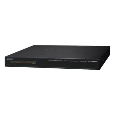 Switch AV Profesional para Integraciones Audiovisuales, , 8 Puertos PoE Gigabit 802.3bt, 16 Puertos PoE Gigabit 802.3at, 4 Puertos SFP 10 G, Hasta 450 W de Potencia