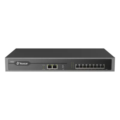 Conmutador IP PBX Enterprise / 50 Extensiones / 25 Llamadas Simultáneas / Hasta 8 Puertos FXO/FXS / Call Center Integrado / Omnicanal WhatsApp, Facebook y SMS / Transcripción y Resumen IA / Linkus UC