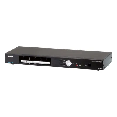 Switch KVMP Multi-View HDMI 4 Puertos USB | Resolución 4K 4096 x 2160 @ 30 Hz | Quad View | PiP / PbP / PoP | Boundless Switching | Daisy Chain Control | Video DynaSync | EDID Expert