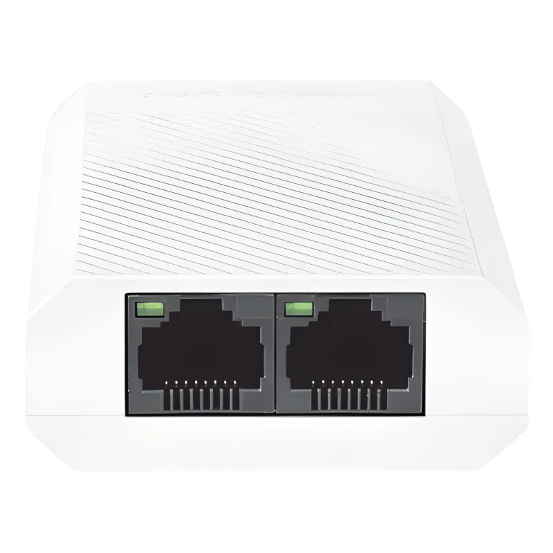 Extensor PoE+ (30 Watts Entrada) / 1000 Mbps con 2 Salidas PoE+ (30 Watts Totales de Salida) / Uso Interior / Podemos Alimentar 2 Cámaras IP