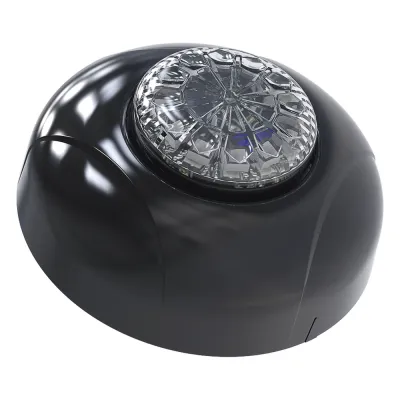 Estrobo Oculto de 12 LED, Brida negra, 12 Vcd, Clara, Lente transparente