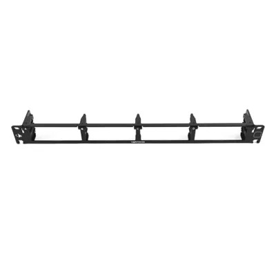 Fiber, Panel, Lightverse Combo, Rack Mount, 1U, Fixed Access, Empty, 4 Openings, Black, Shielded Flat Without Wire Manager