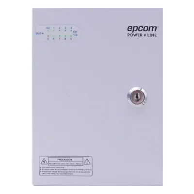Fuente PREMIUM / 11-15 V / Compatible con cámaras 4K / 9 canales / 16 A / Alta tecnología en seguridad / Doble ventilador / Hasta 1.8 Amperes por Salida / Filtro de ruido por canal / Diseño de alta gama.