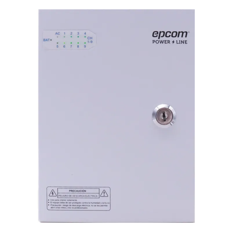 Fuente PREMIUM / 11-15 V / Compatible con cámaras 4K / 9 canales / 16 A / Alta tecnología en seguridad / Doble ventilador / Hasta 1.8 Amperes por Salida / Filtro de ruido por canal / Diseño de alta gama.