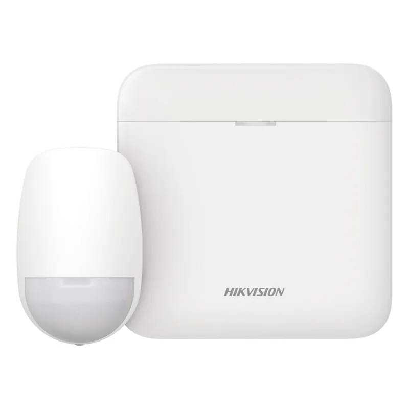 (AX PRO) KIT de Alarma AX PRO / Incluye: 1 Hub con batería de respaldo / 1 Sensor PIR / Wi-Fi / Compatible con Hik-Connect P2P