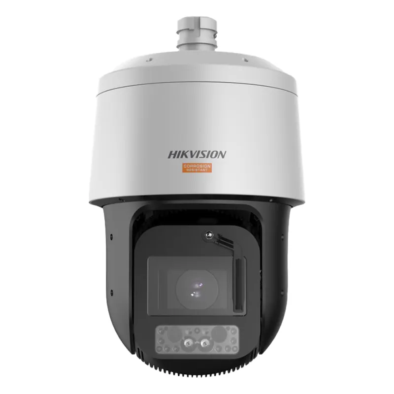 PTZ IP 4 Megapixel / 42X Zoom / Dual Light (500 mts IR / 100 mts Luz Blanca) / Polimero Anticorrosivo (Ideal para Zonas Costeras o Alta Salinidad) / AutoSeguimiento / DARKFIGHTER / EIS / Exterior IP67 / NEMA 4X / C5 / Wiper