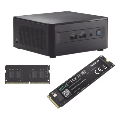 ASUS NUC KIT / ESTACION DE TRABAJO / CORE I5 12VA GENERACION / RAM 16GB / SSD 256